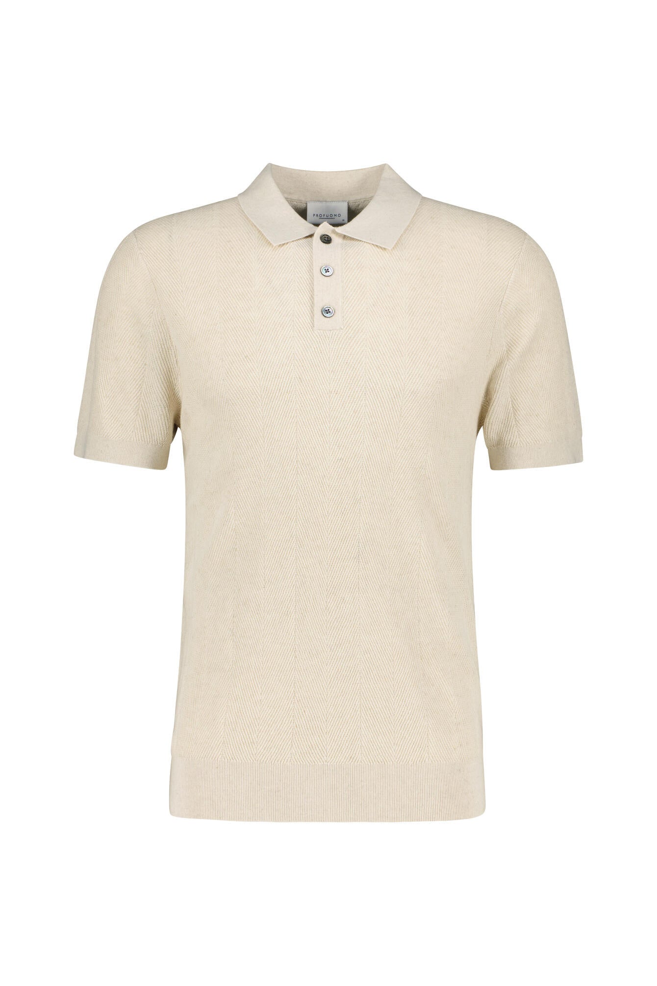 Poloshirt aus Baumwollmix - E - Beige