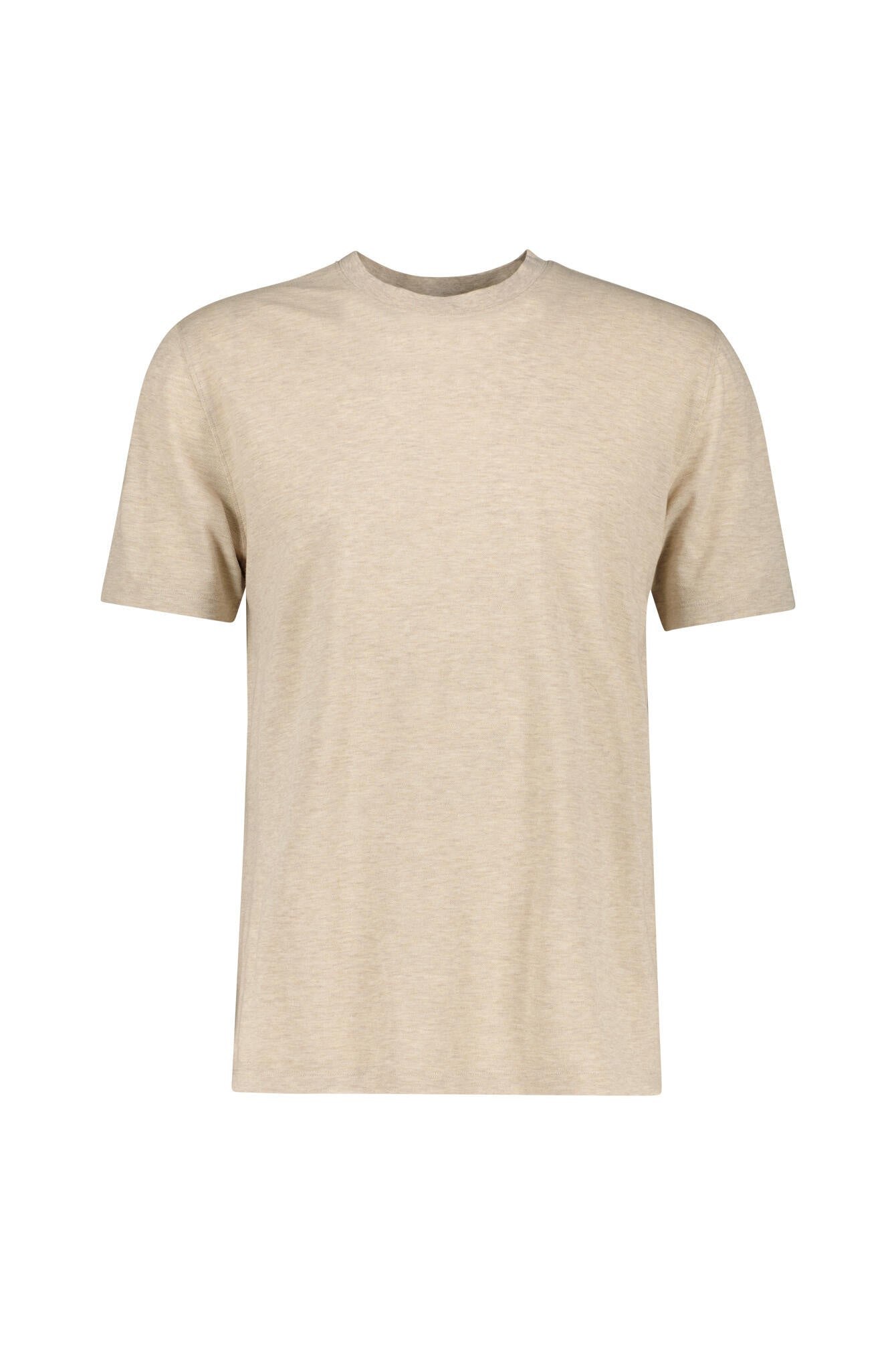 Stretch Piqué T-Shirt Regular Fit - F1 - Beige