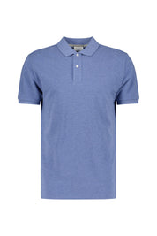 Poloshirt aus Baumwolle - M - Blau