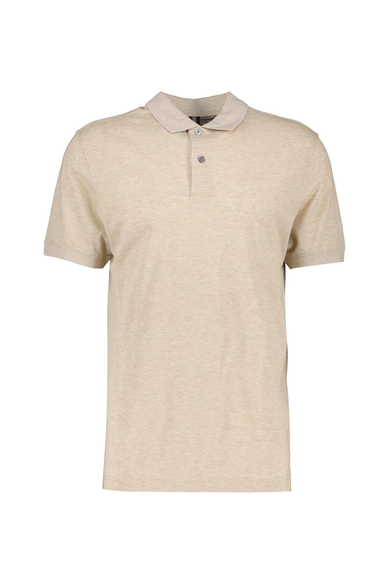 Poloshirt Regular Fit aus Baumwolle - F1 - Beige