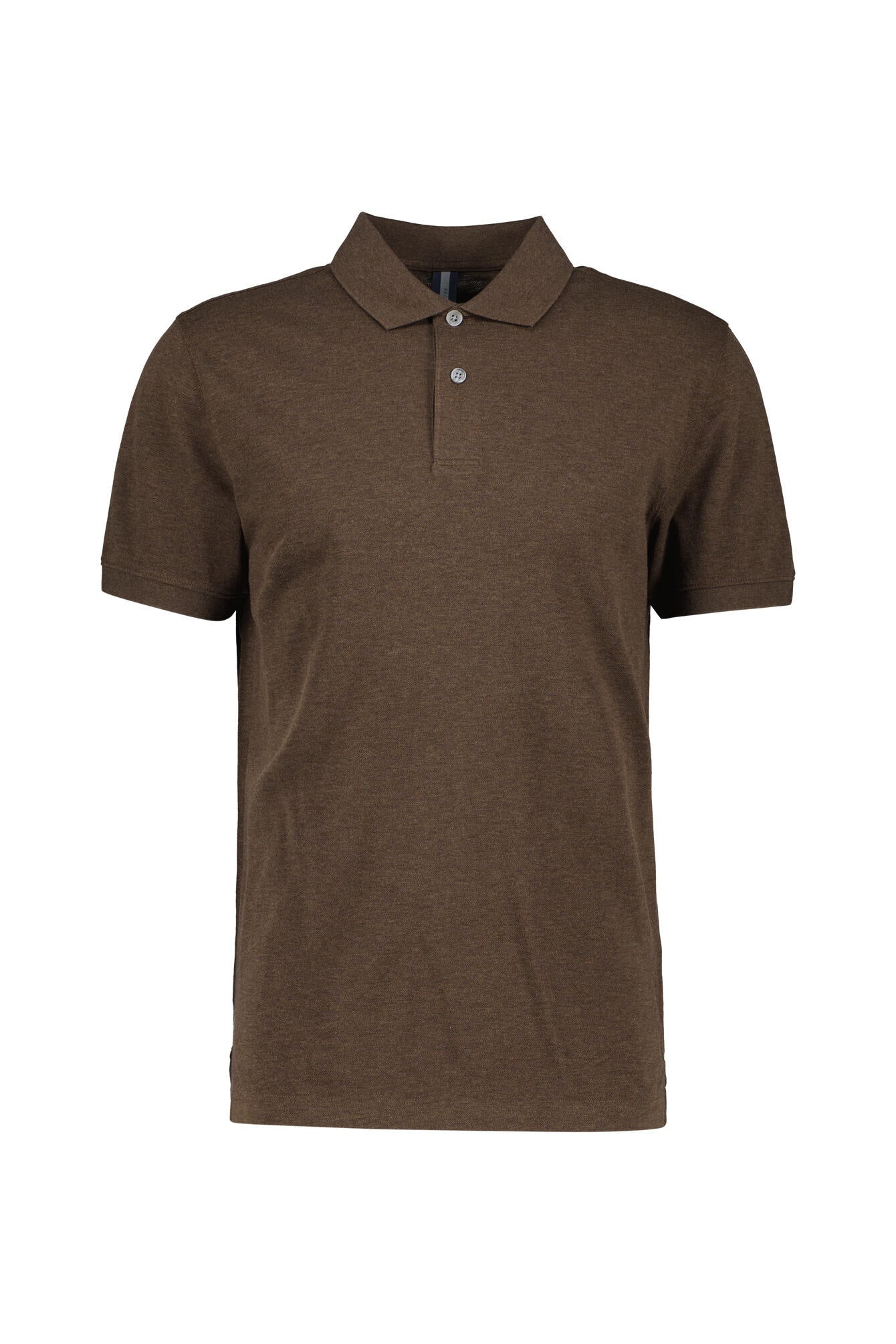 Poloshirt Regular Fit aus Baumwolle - H2 - Braun