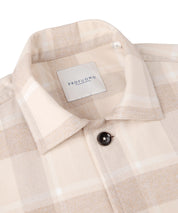 Flanellhemd aus Baumwolle - F - Beige