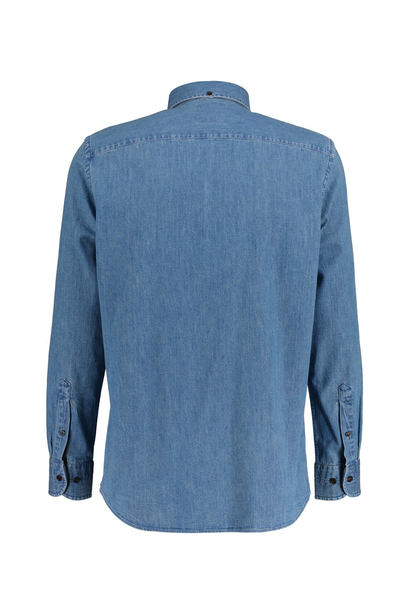 Slim Fit Jeanshemd - M - Blau