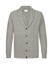 Strickjacke aus Wolle - C1 - Grau