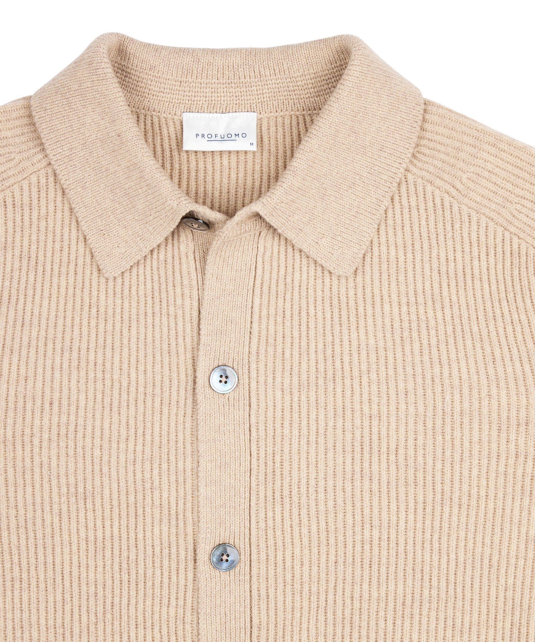 Overshirt Regular Fit aus Wolle - F5 - Beige