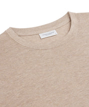 T-Shirt aus Baumwollmix - F - Beige