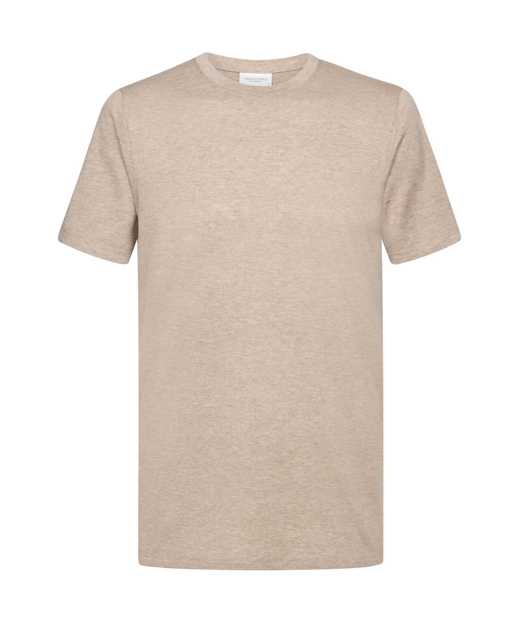 T-Shirt aus Baumwollmix - F - Beige