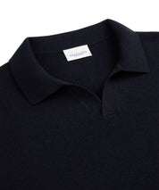 Strickpullover mit Polokragen - P - Blau