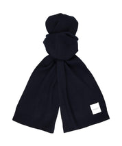 Schal aus Woll-Mix - P - Blau