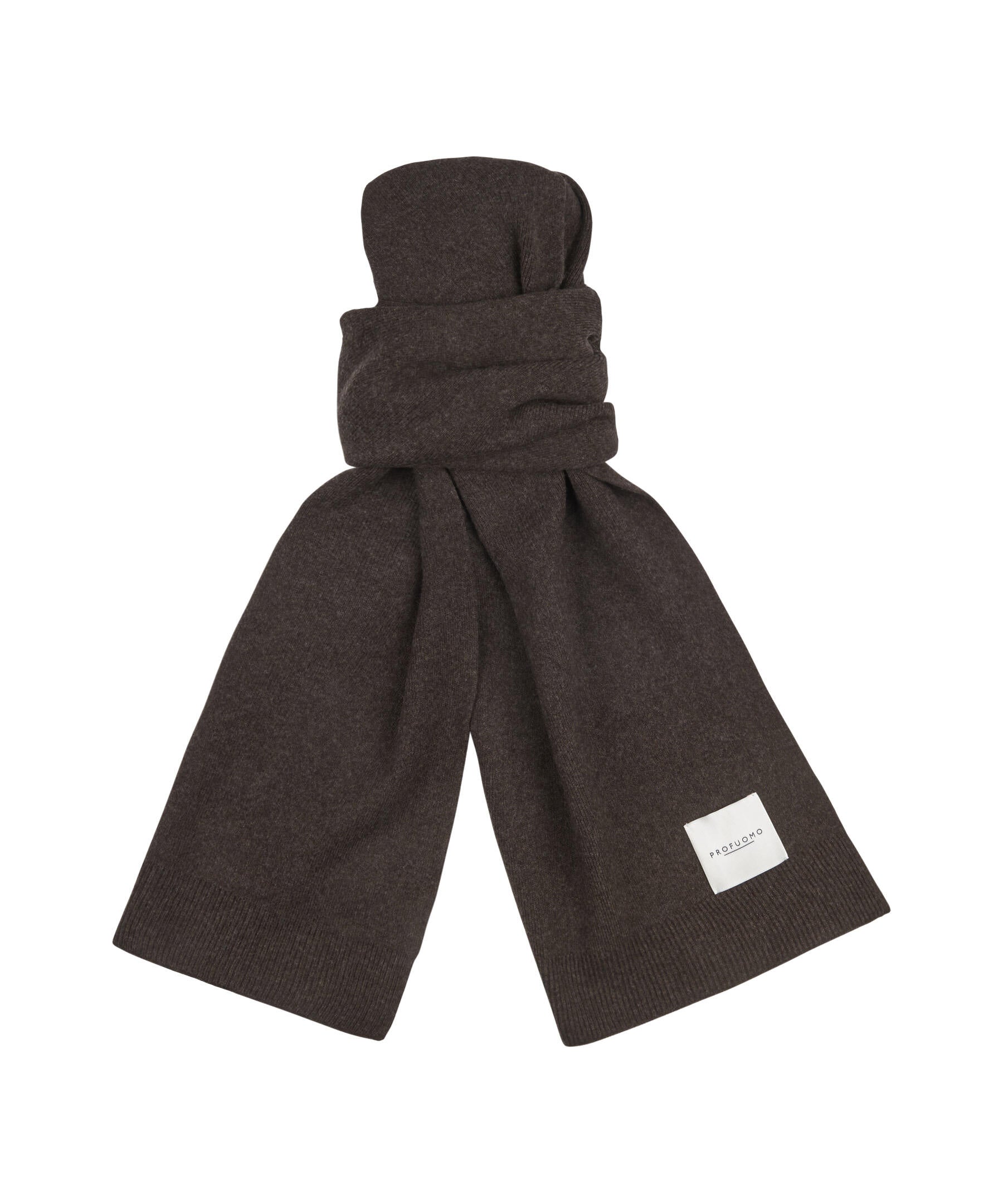 Schal aus Woll-Mix - H2 - Braun