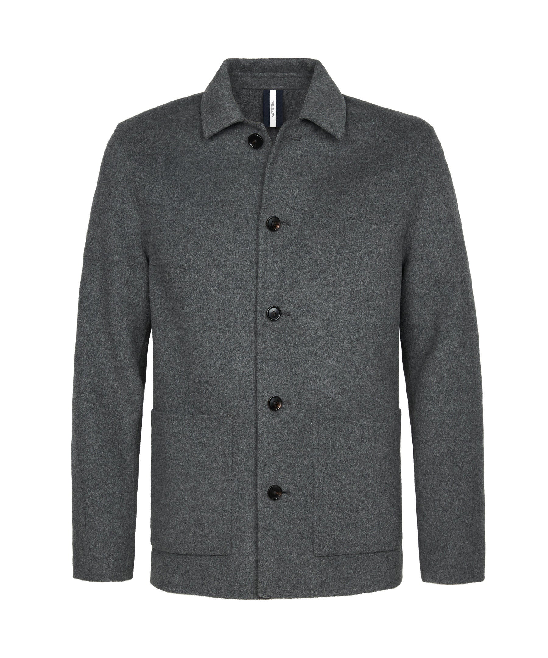 Overshirt aus Wollmix - C - Grau