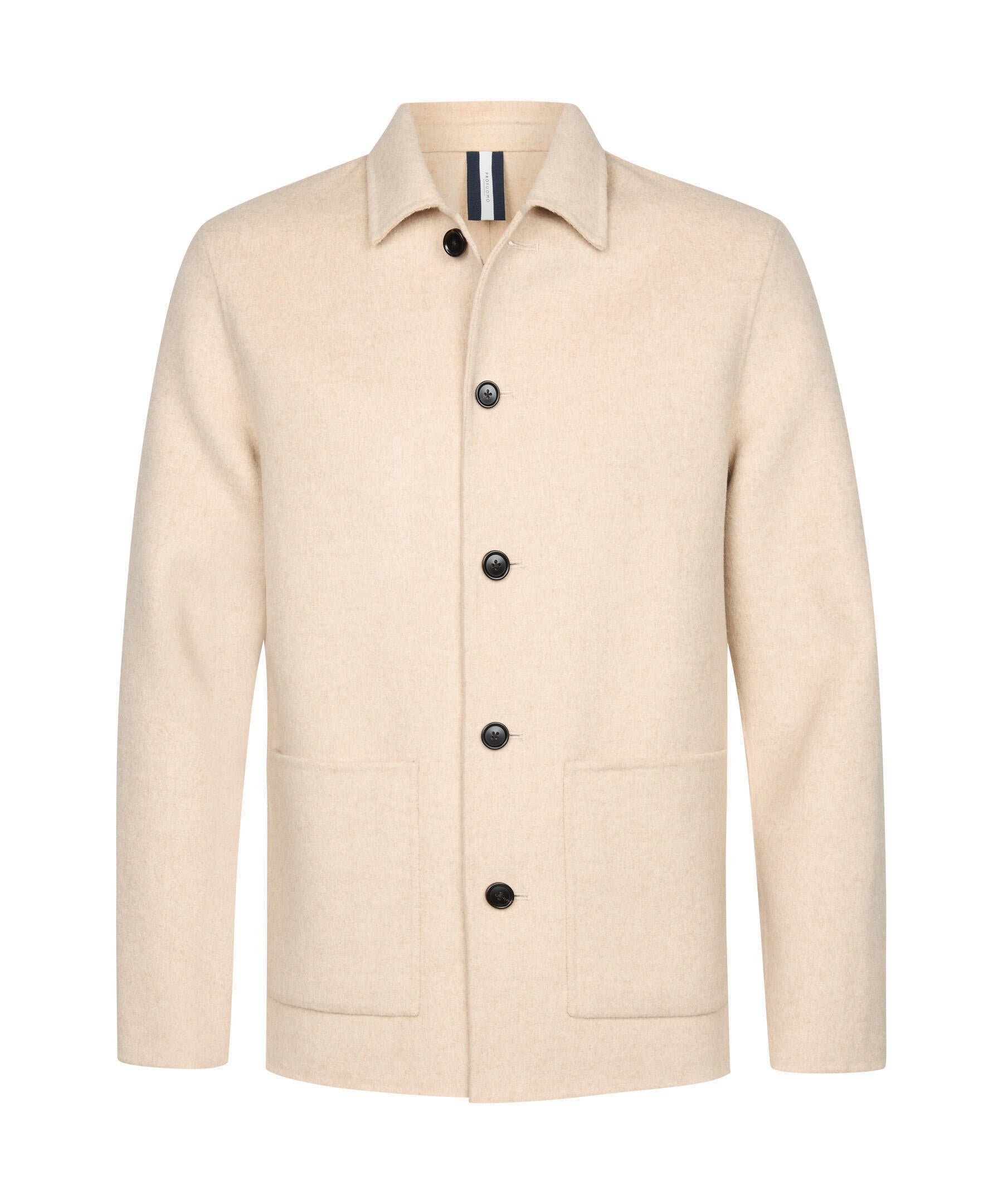 Overshirt aus Wolle - F5 - Beige