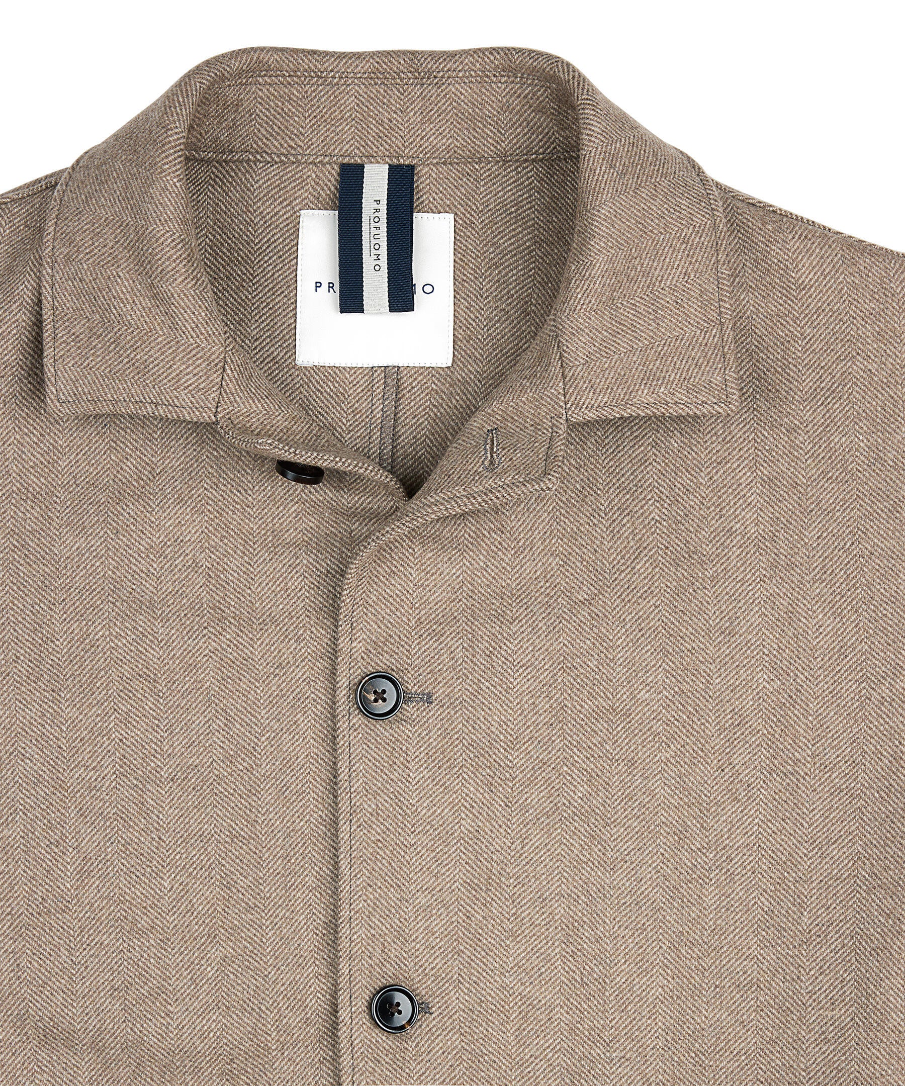 Overshirt aus Wolle - F5 - Beige