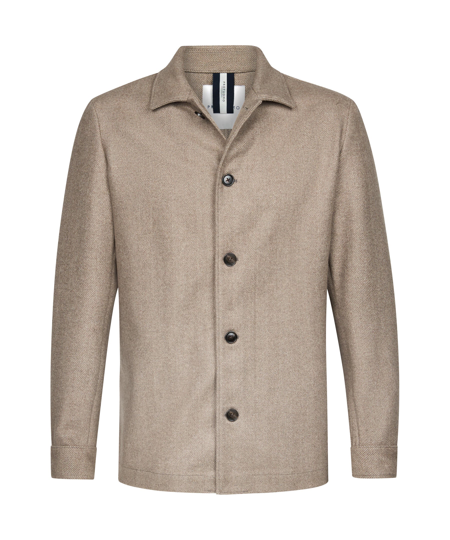 Overshirt aus Wolle - F5 - Beige