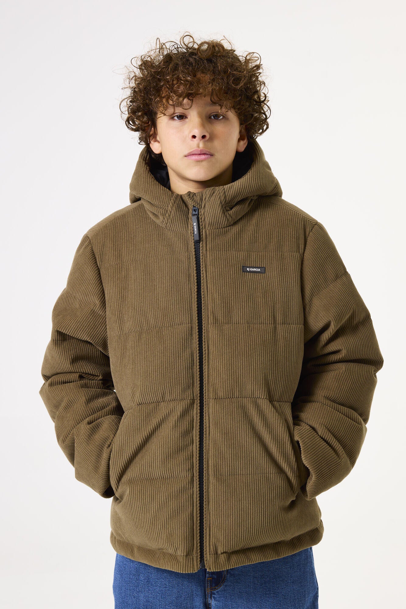 Winterjacke gesteppt mit Kapuze - 1236-safari brown - Beige