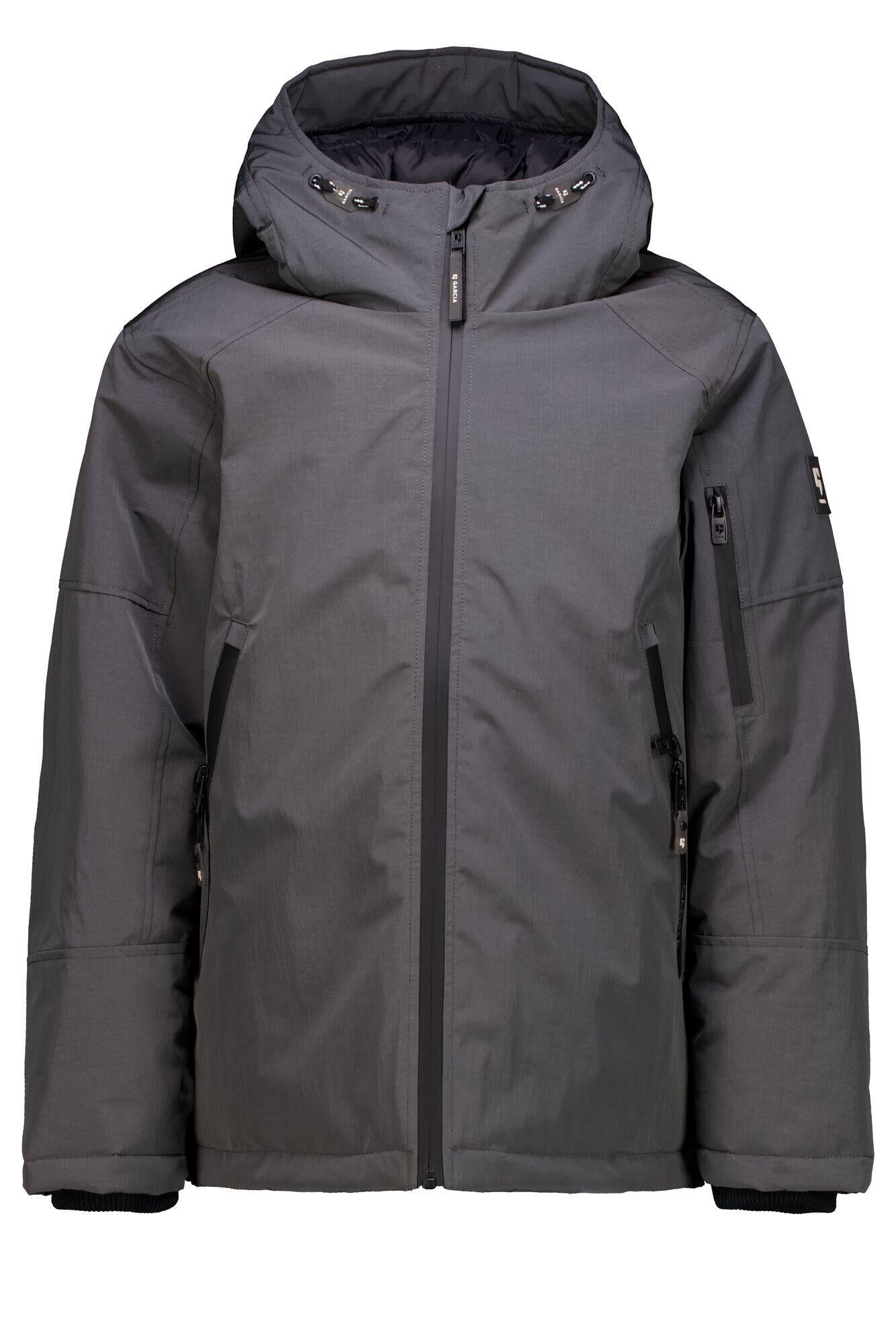 Übergangsjacke mit Kapuze - 2884-dark grey - Grau