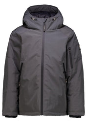 Übergangsjacke mit Kapuze - 2884-dark grey - Grau