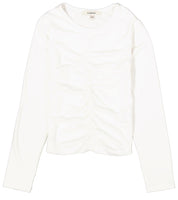 Langarmshirt aus Viskose - 53-off white - Creme