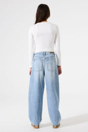 Langarmshirt aus Viskose - 53-off white - Creme