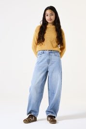 Jeans Tapered Fit - 6879-light used - Blau