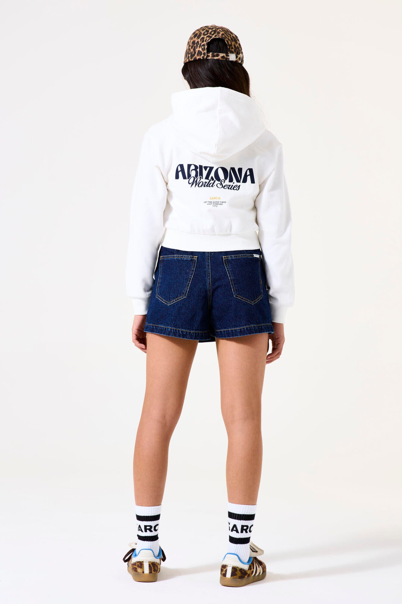 Sweatshirtjacke aus Baumwollmix - 53-off white - Creme