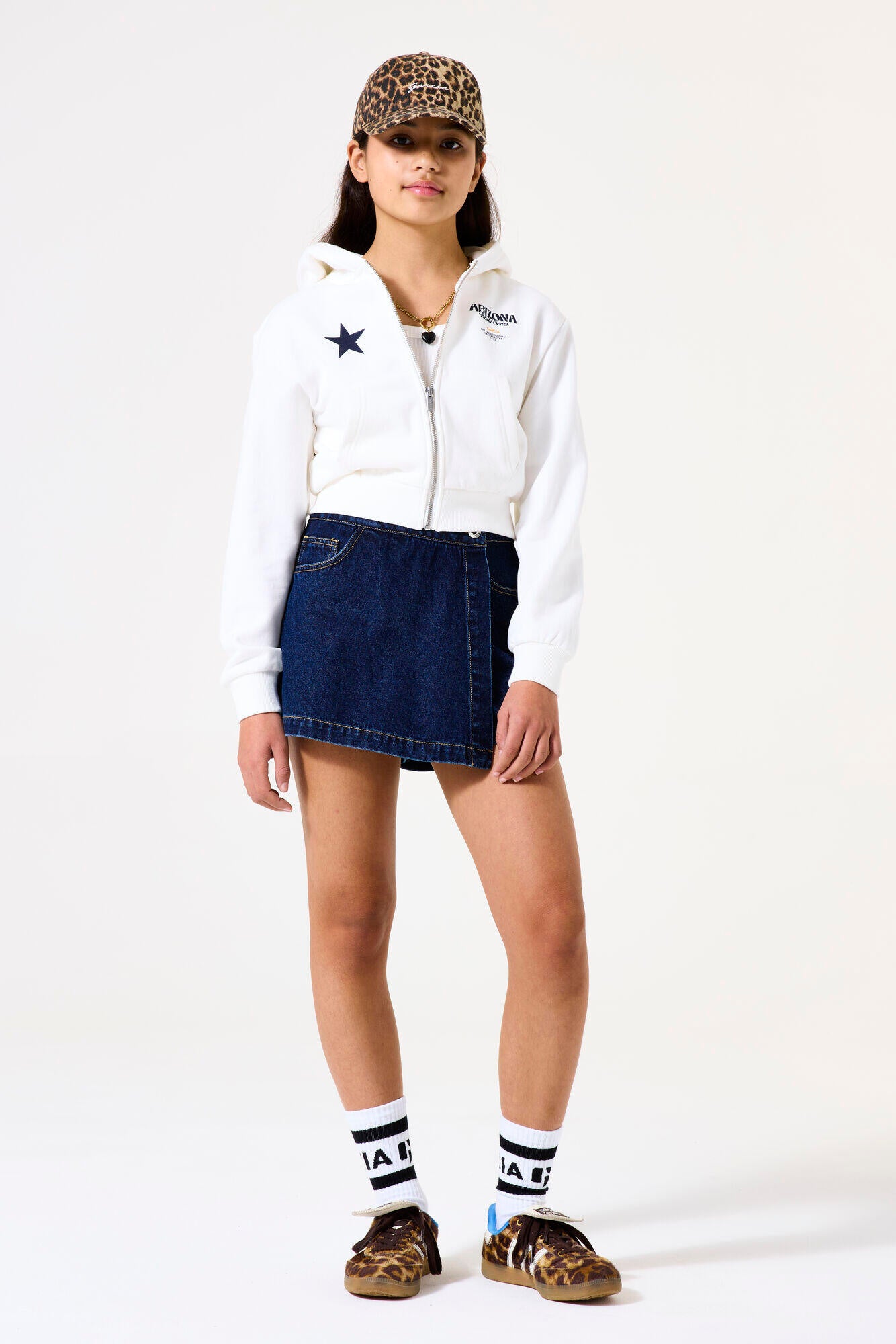 Sweatshirtjacke aus Baumwollmix - 53-off white - Creme