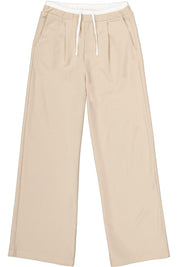 Joggpants Wide Leg - 5774-sandstone - Beige