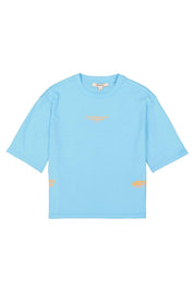 T-Shirt aus Baumwolle - 1266-ice blue - Blau