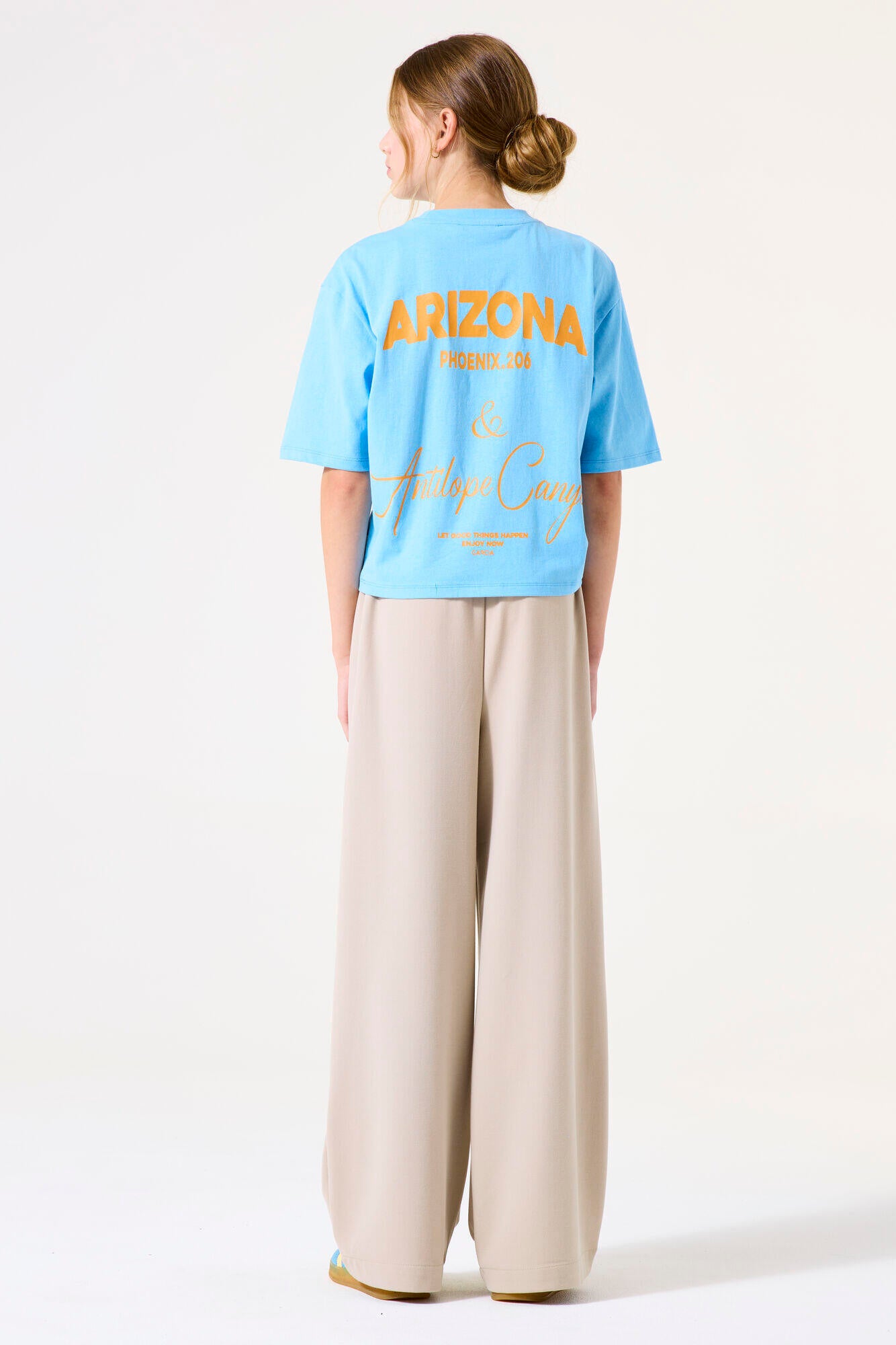 T-Shirt aus Baumwolle - 1266-ice blue - Blau