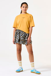 T-Shirt aus Baumwolle - 4475-midday honey - Orange