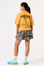 T-Shirt aus Baumwolle - 4475-midday honey - Orange