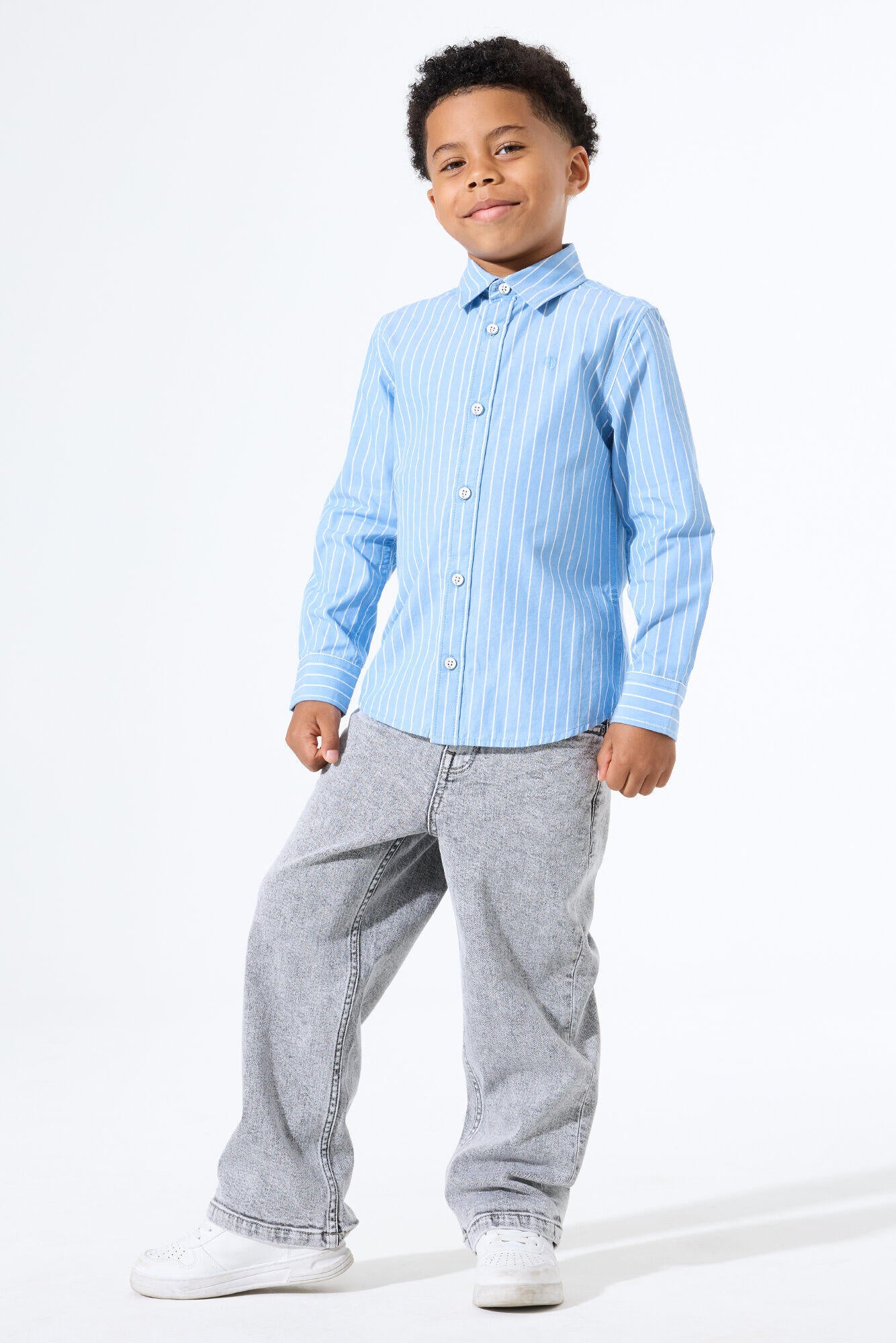 Hemd Regular-Fit - 2602-dodgers - Blau | Weiß