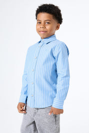 Hemd Regular-Fit - 2602-dodgers - Blau | Weiß