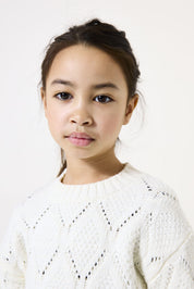 Strickpullover - 1529-warm white - Weiß