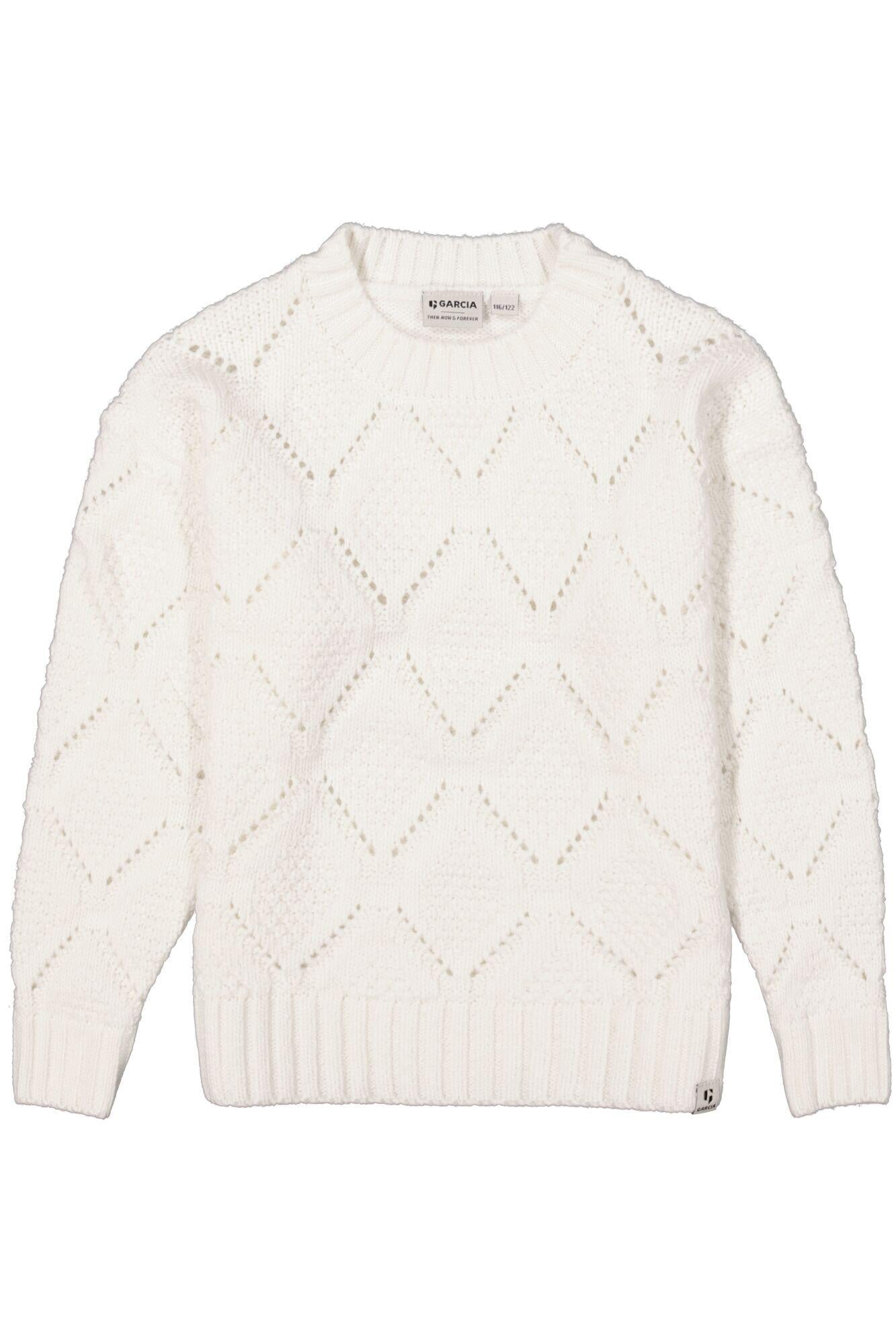 Strickpullover - 1529-warm white - Weiß