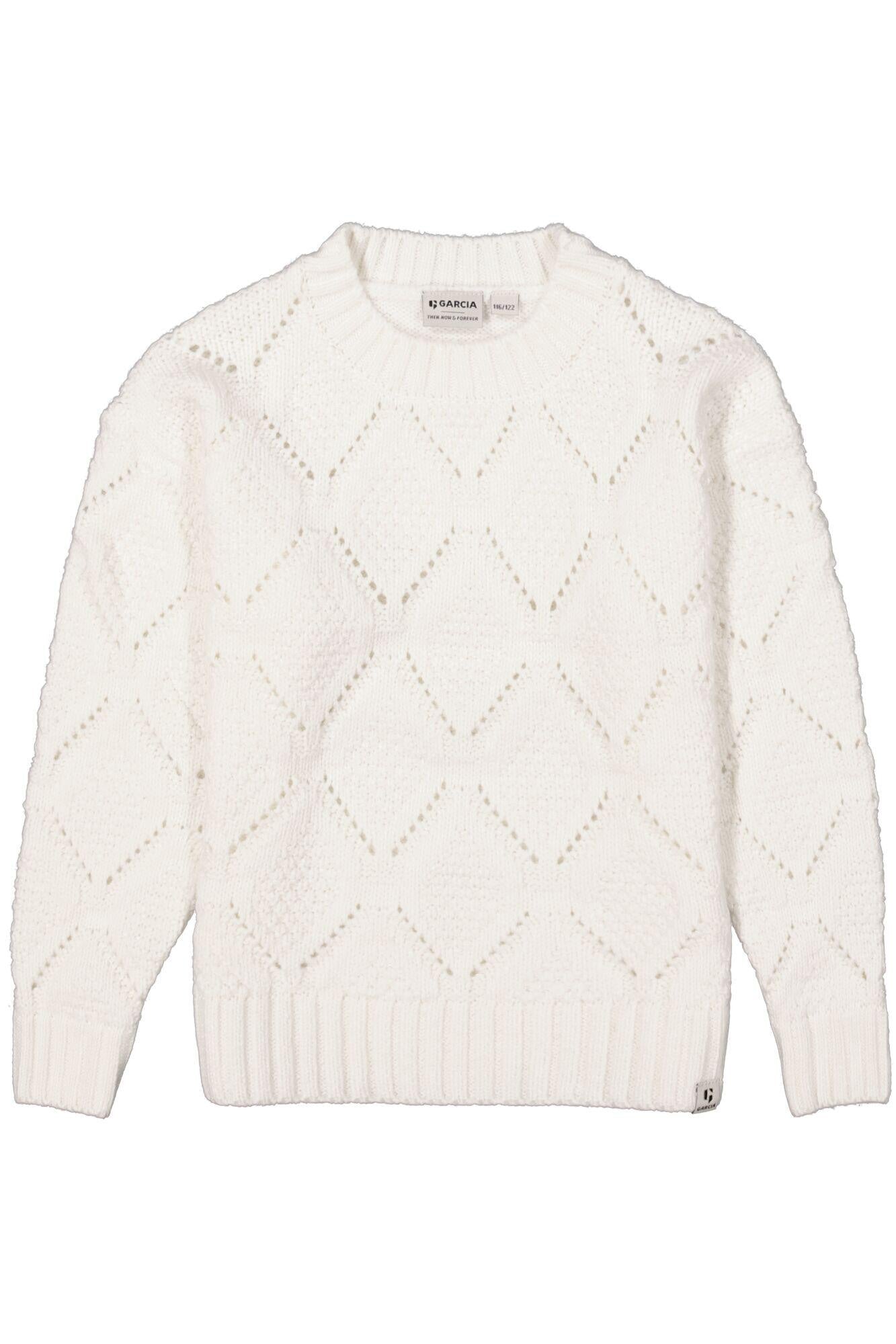 Strickpullover - 1529-warm white - Weiß