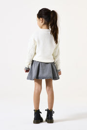 Strickpullover - 1529-warm white - Weiß