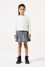 Strickpullover - 1529-warm white - Weiß