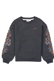 Sweatshirt aus Baumwolle - 2884-dark grey - Grau
