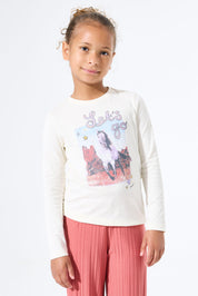 Langarmshirt aus Baumwolle - 1529-warm white - Beige