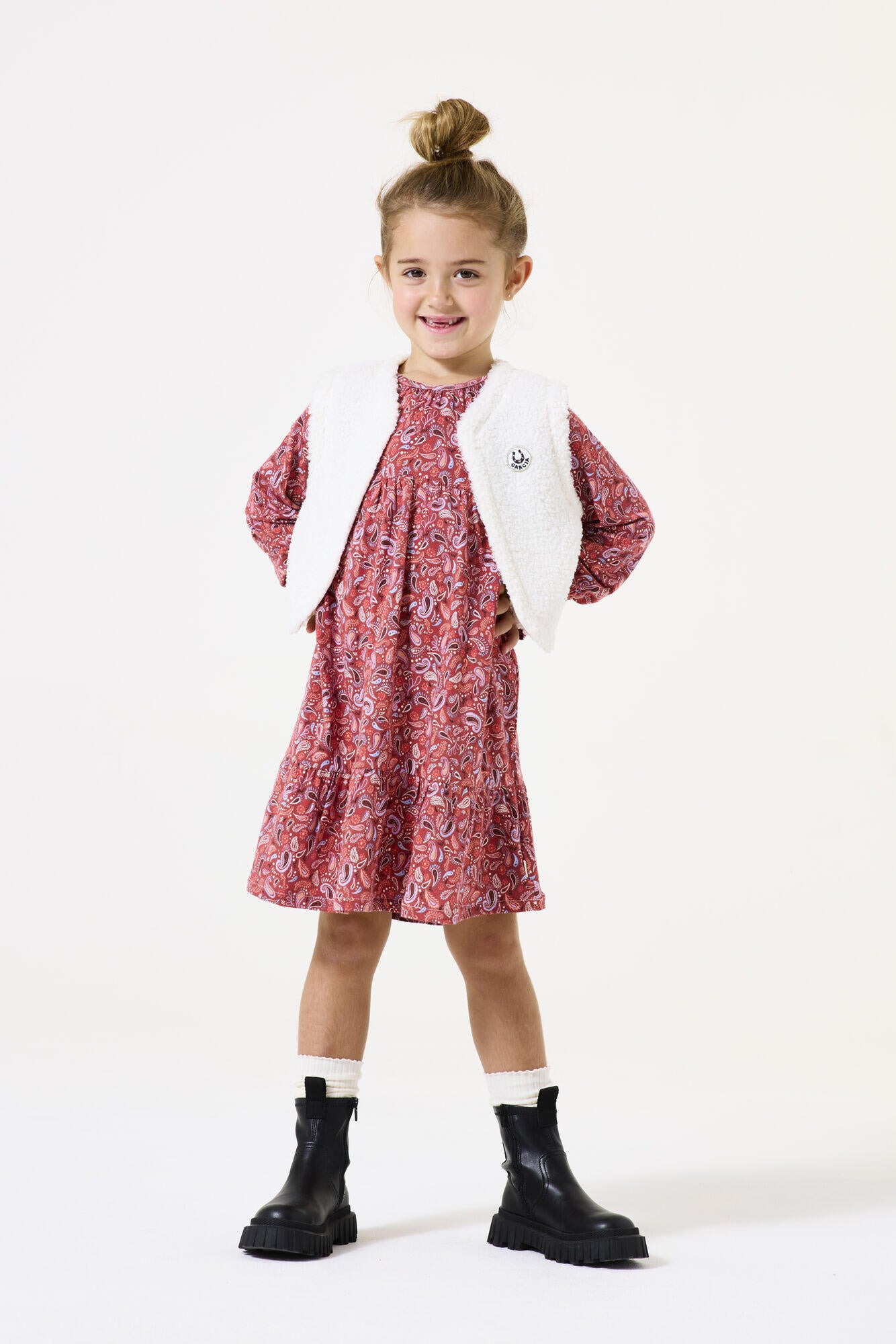 Sommerkleid Midi - 3973-cedar blush - Rot