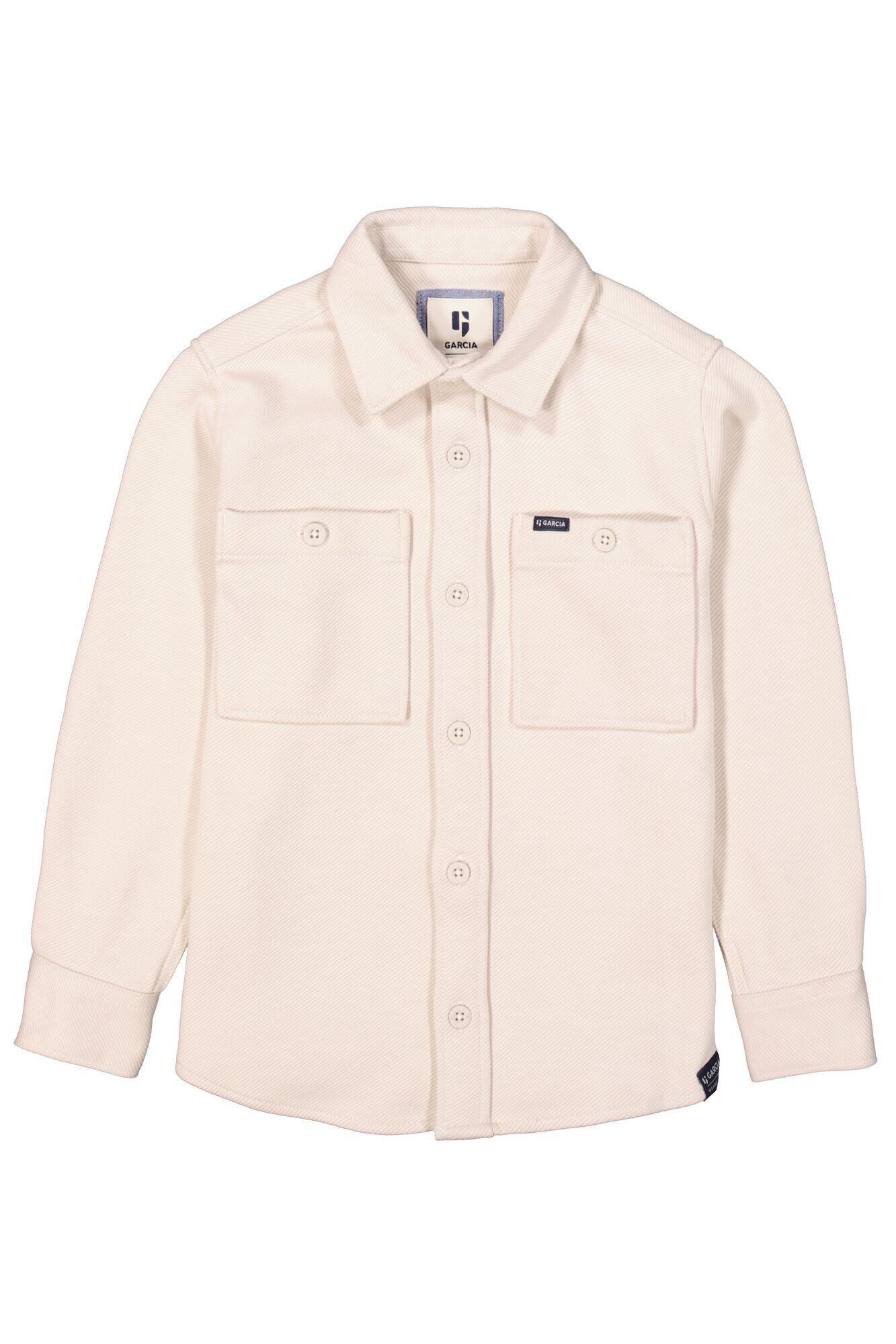 Overshirt aus Baumwollmix - 4925-moonbeam - Creme