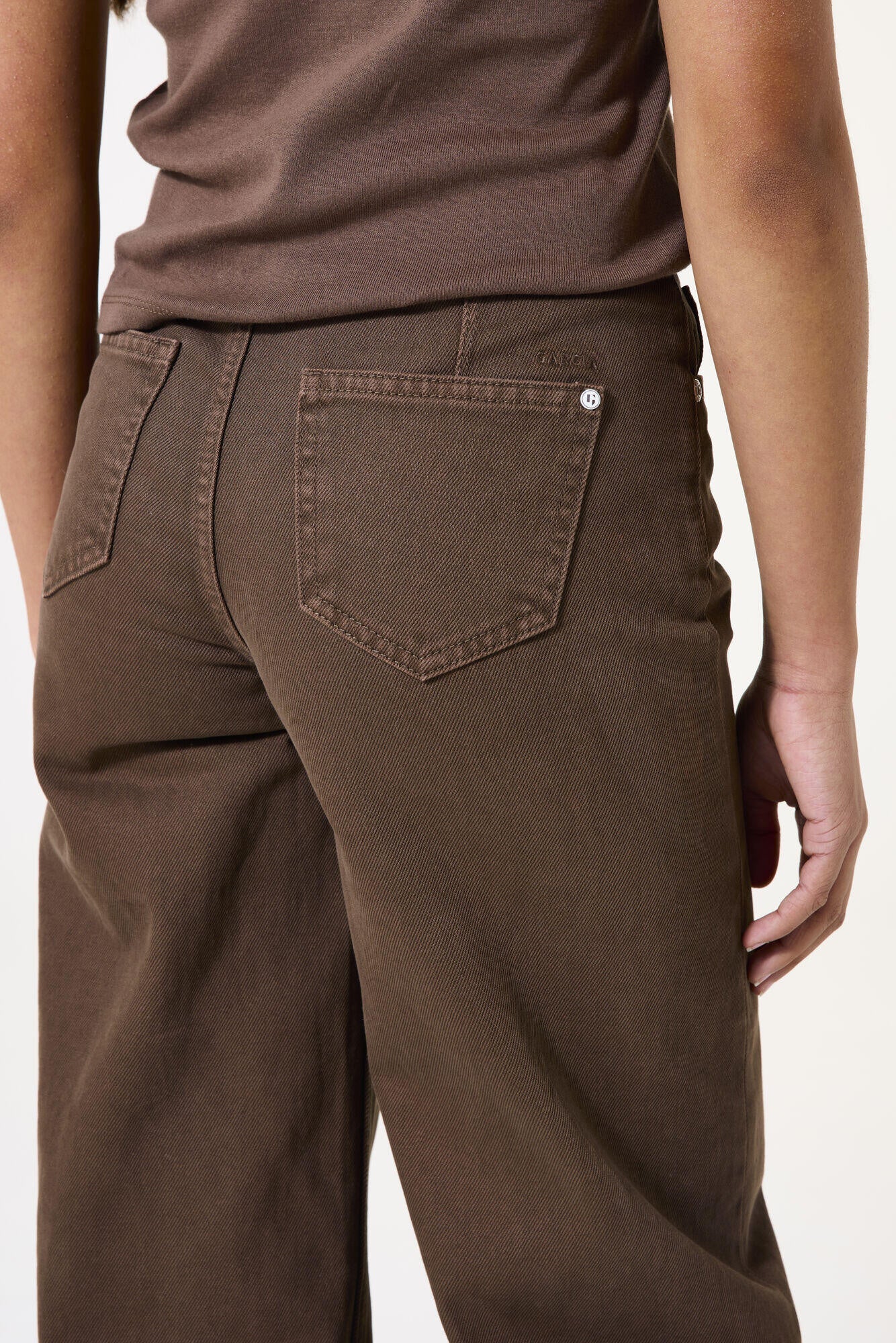 Jeans aus Baumwolle - 1684-walnut - Braun