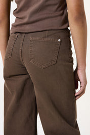 Jeans aus Baumwolle - 1684-walnut - Braun