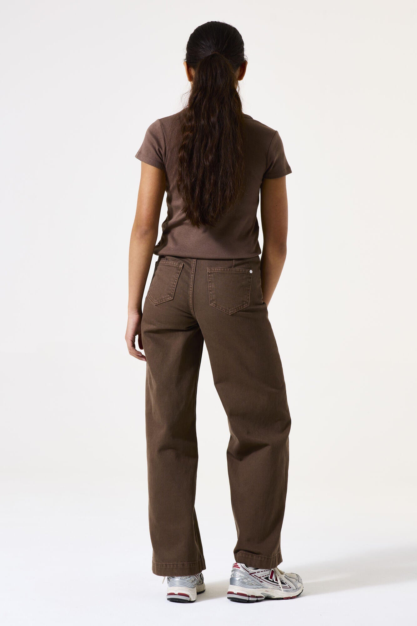 Jeans aus Baumwolle - 1684-walnut - Braun