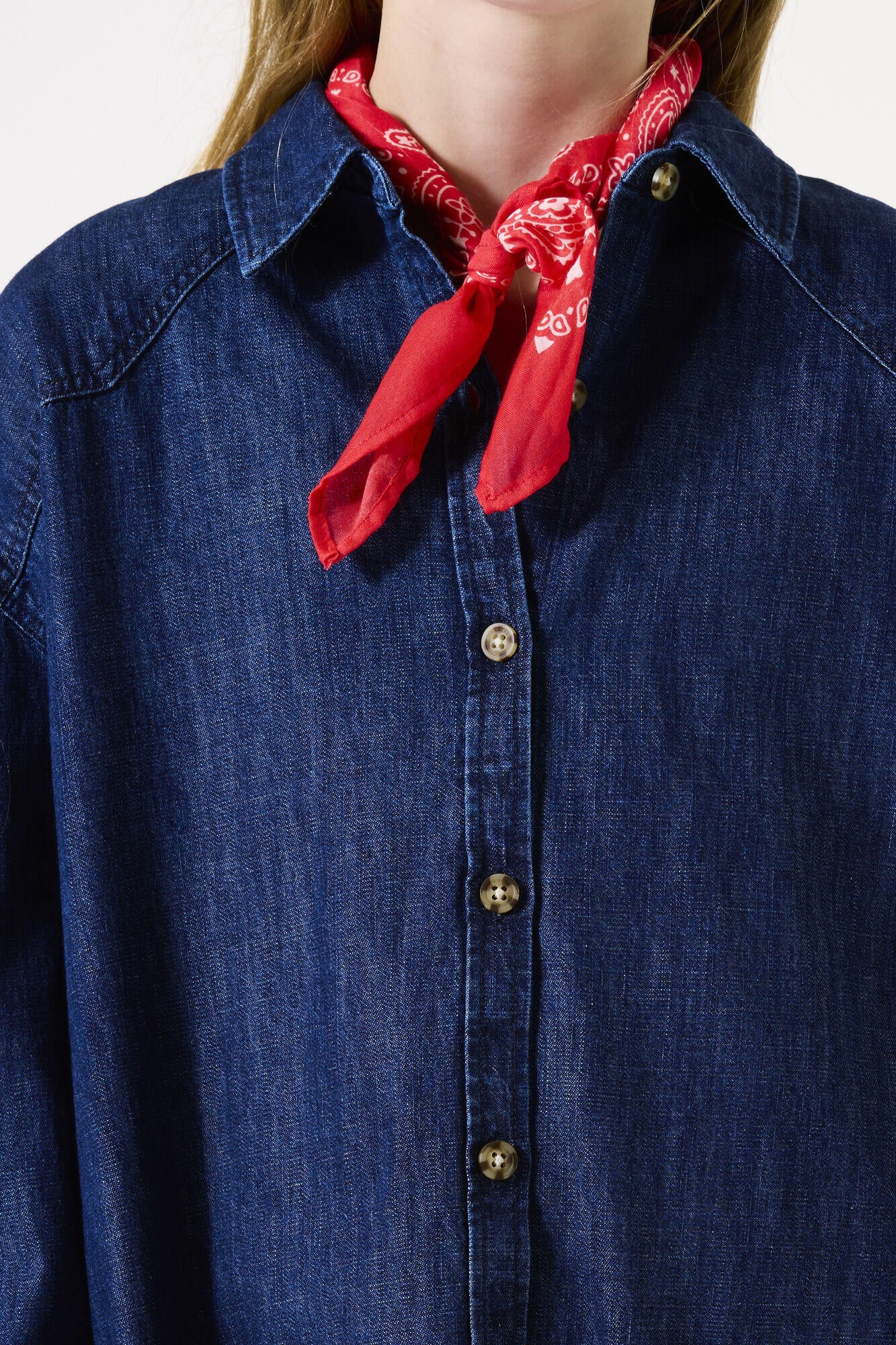 Bluse - 1020-medium used - Blau