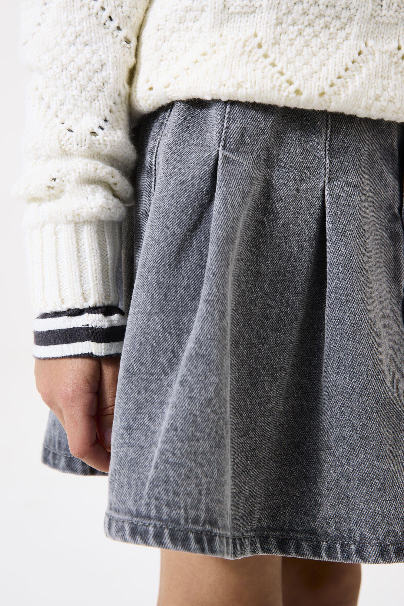 Jeansrock Mini - 9135-medium used - Grau