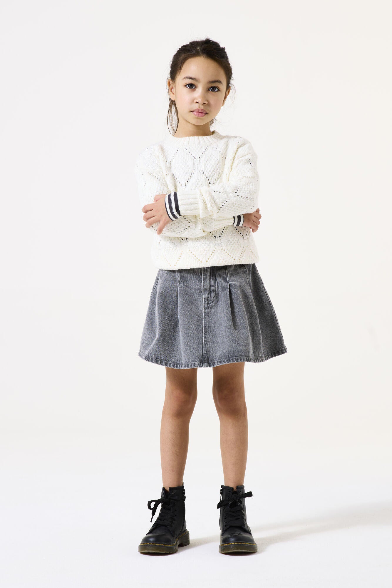 Jeansrock Mini - 9135-medium used - Grau