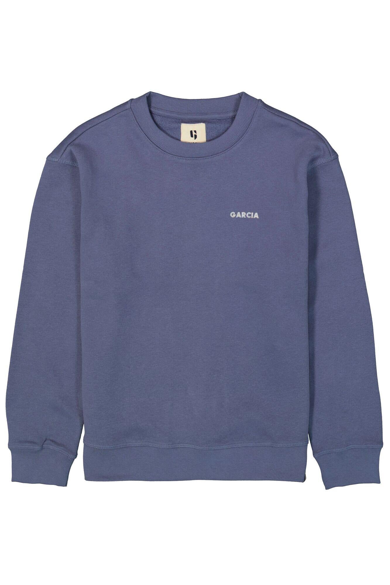 Sweatshirt aus Baumwollmix - 4708-jay blue - Blau