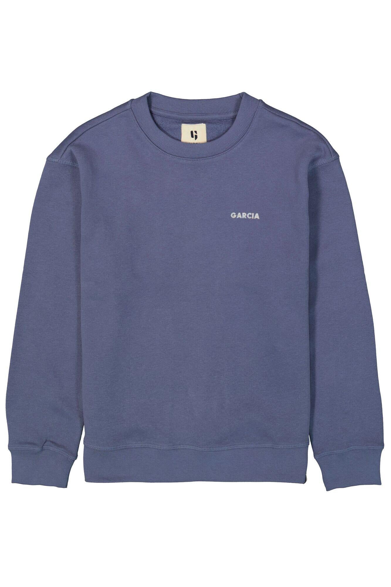 Sweatshirt aus Baumwollmix - 4708-jay blue - Blau